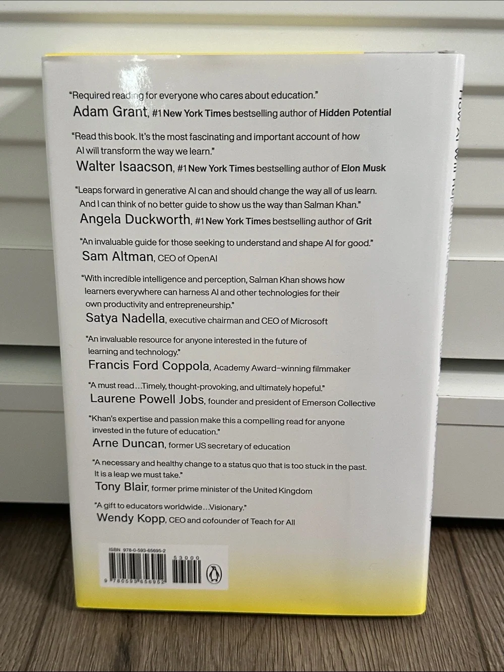 Brave‎ New Words: How AI Will Revolutionize Education Hardcover Book